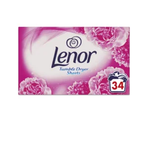 Lenor Tumble Dryer Sheets Pink Blossom 110G Made in USA