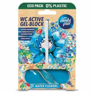 Ambi Pure Water Flower WC Active Gel-Block 45G Made in Spain