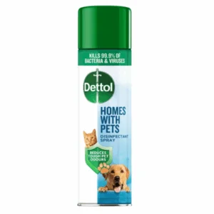 Dettol Disinfectant Spray Homes With Pets 300ML Made in UK