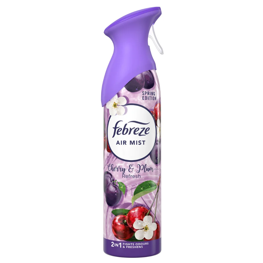 Febreze Cherry & Pulm Air Freshener Spray 185ML Made in EU