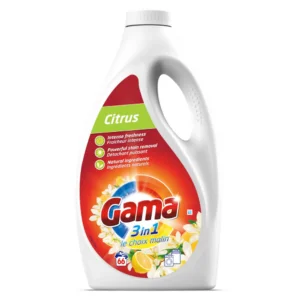 Gama Liquid Detergent Citrus 3L 66 Wash Made in Spain
