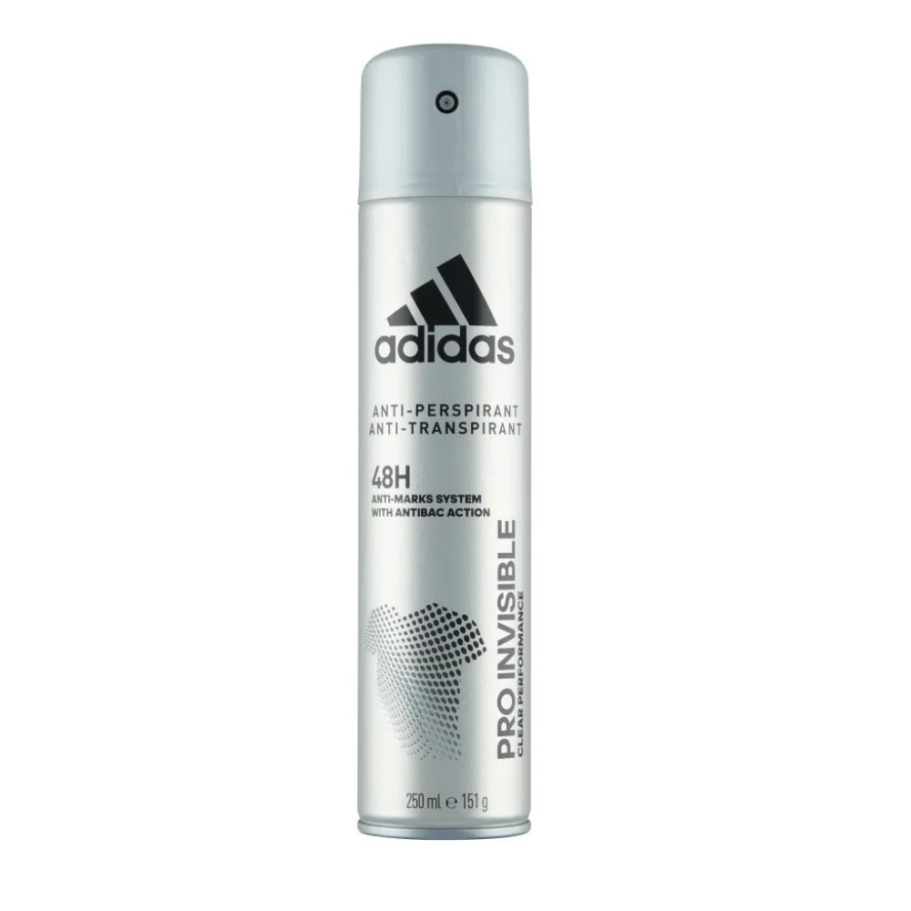 Adidas Deodorant Spray Pro Invisible 250ML Made in France