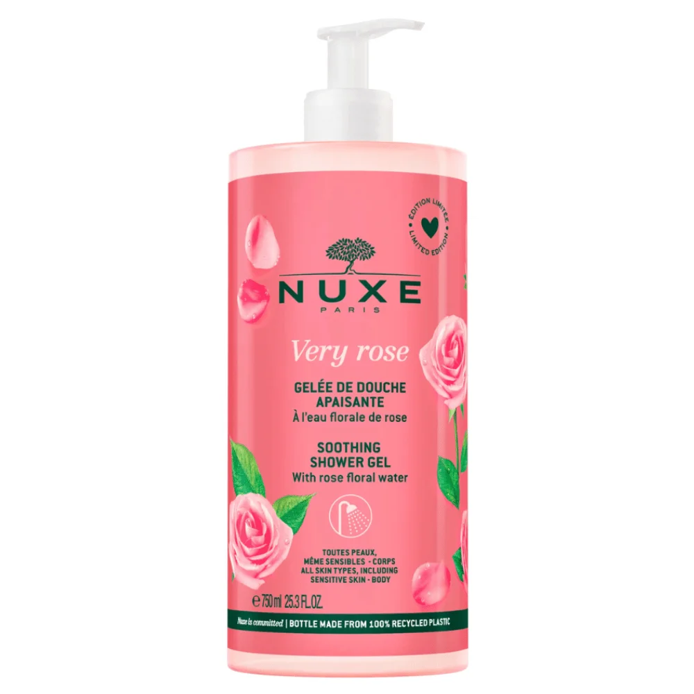 Nuxe Paris Shower Gel Very Rose 750ml Made in France