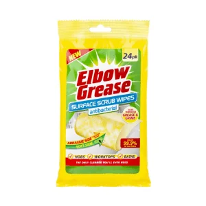 Elbow Grease Surface Scrub Wipes 24's Made in UK