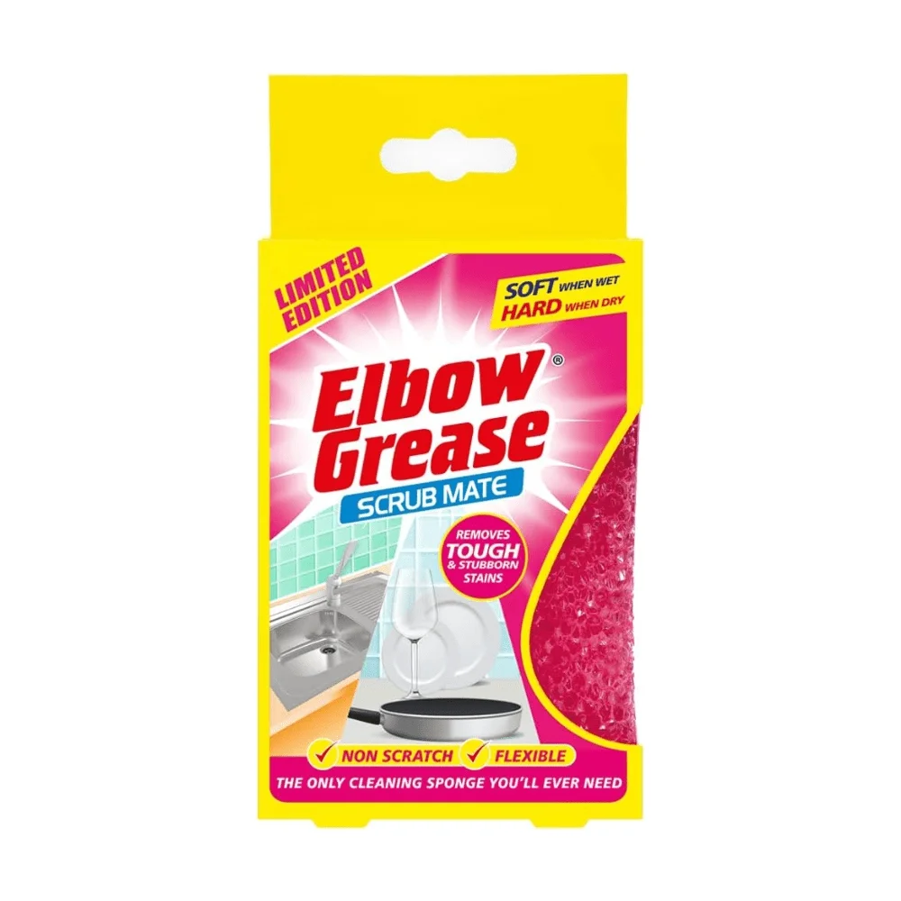 Elbow Grease Scrub Mate Pink Made in EU