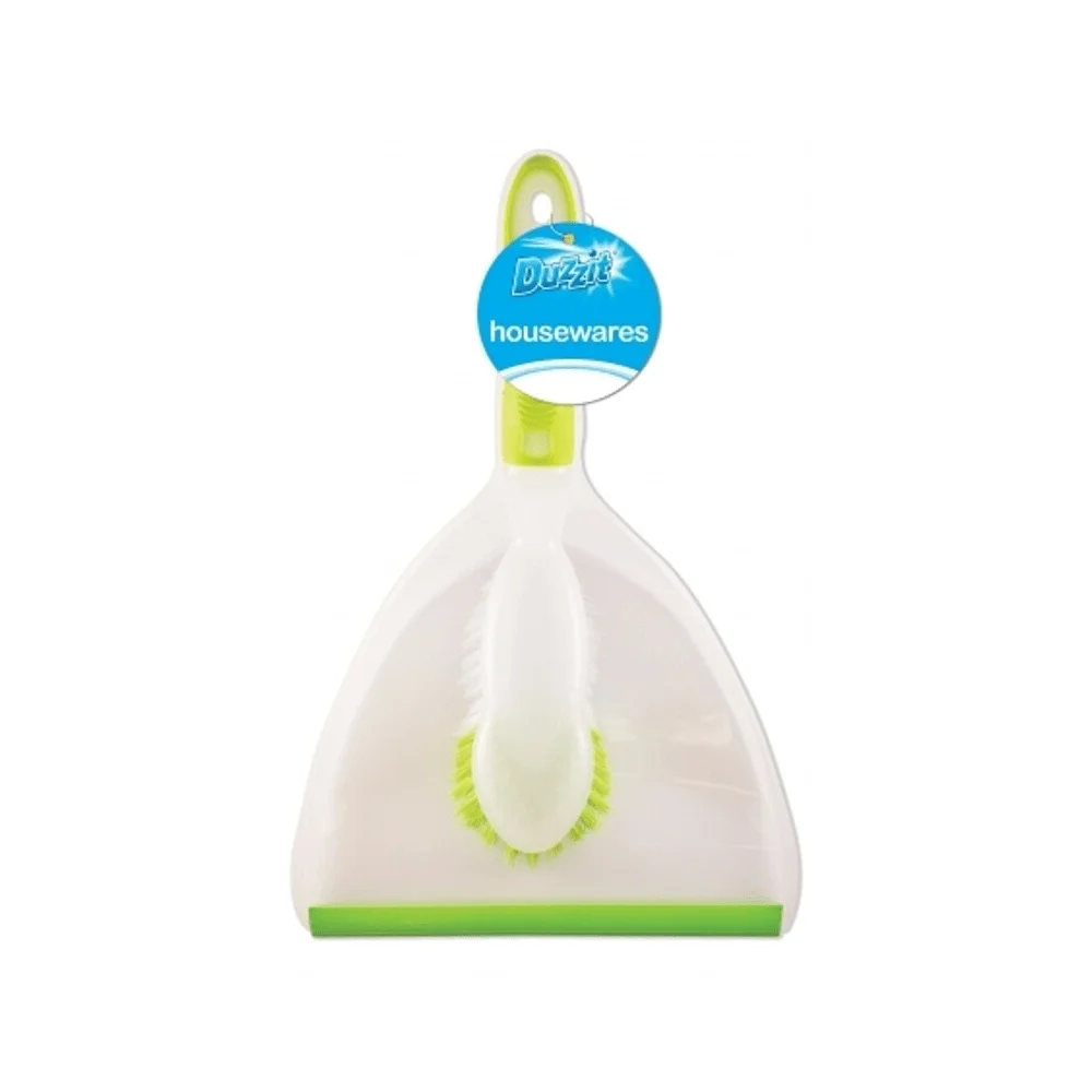 Duzzit Bright Dustpan With Brush Made in UK