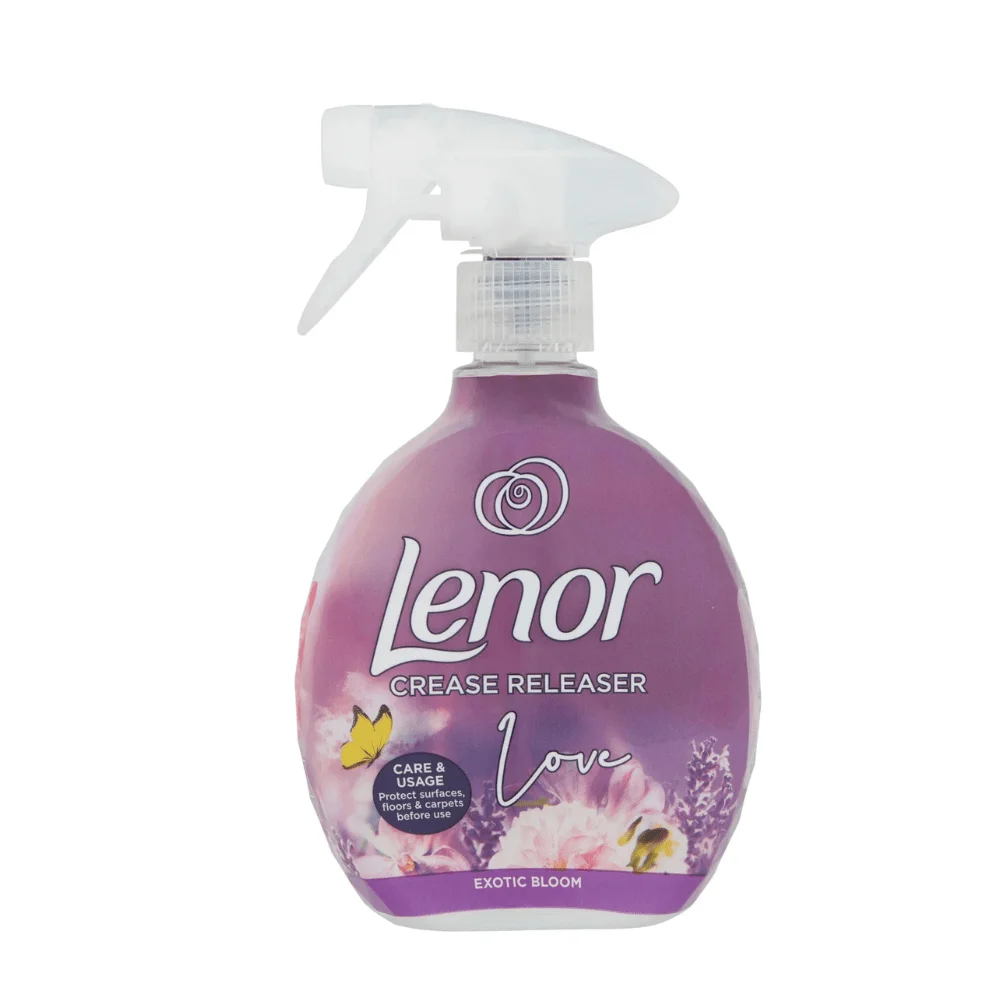 Lenor Crease Releaser Exotic Bloom 500ML Made in UK