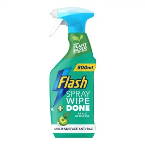 Flash Spray Wipe Done Multi Purpose Anti-Bacterial 800ML Made in EU