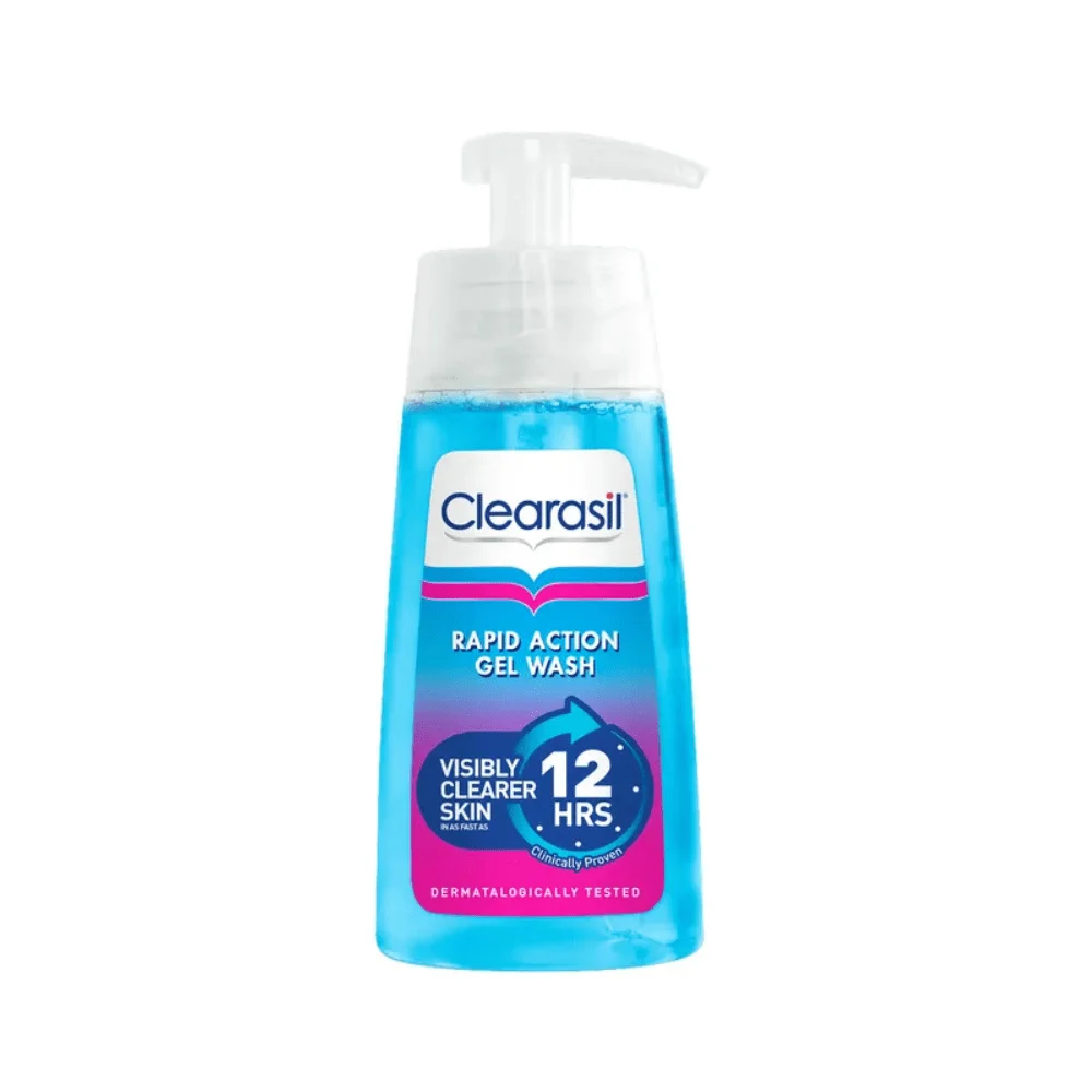 Clearasil Rapid Action Gel Wash 150ML Made in France