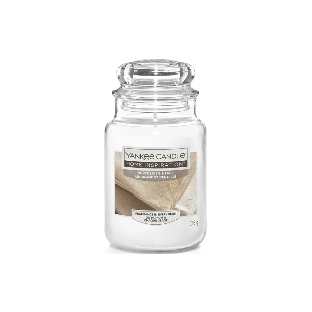 Yankee Candle Home Inspiration White Linen & Lace 538Grm Made in EU