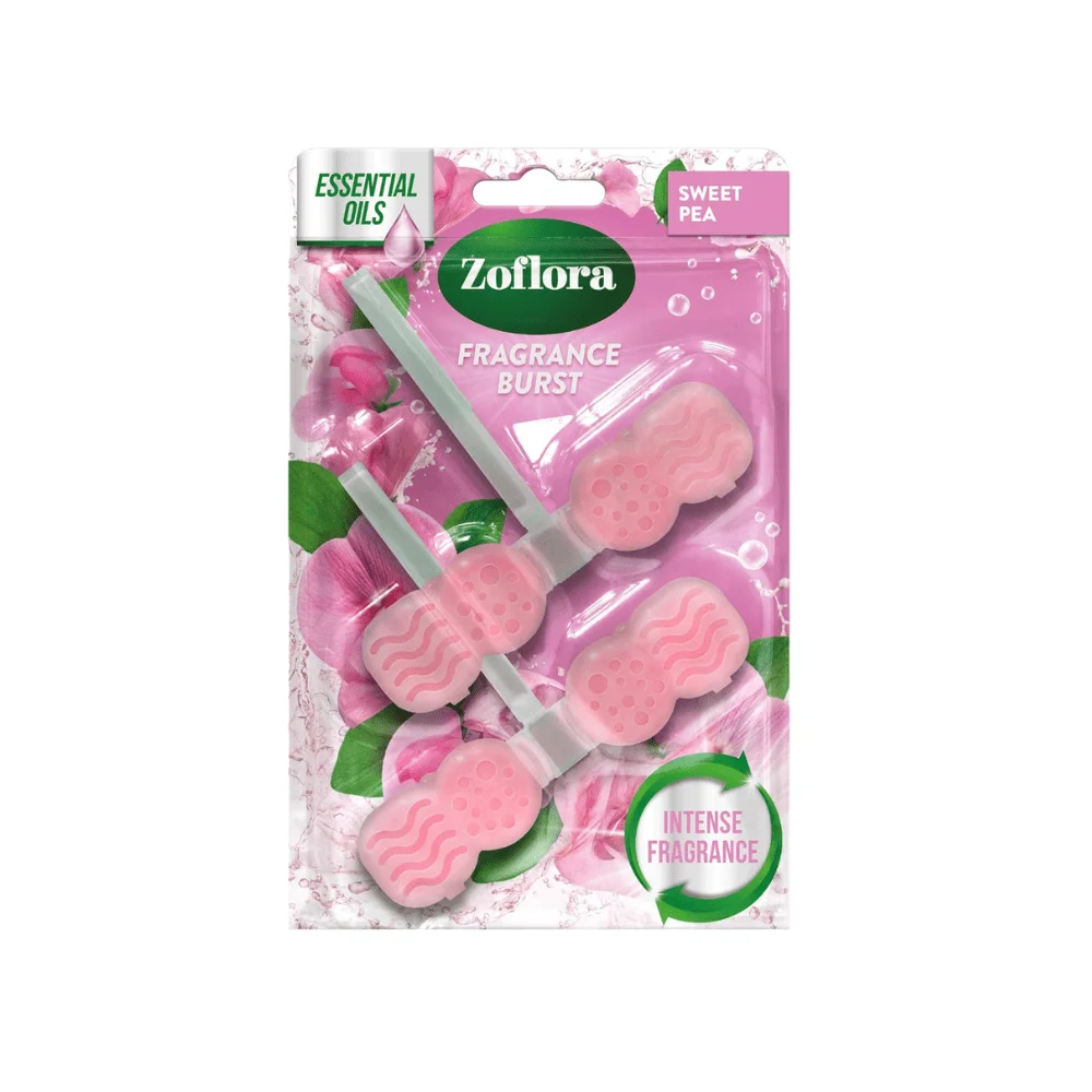 Zoflora Toilet Rim Block Sweet Pea 48Grm