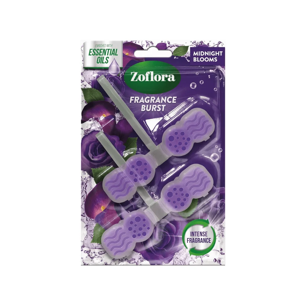 Zoflora Toilet Rim Block Midnight Bloom 48Grm