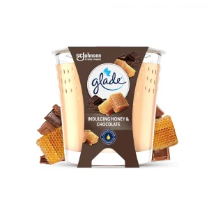 Glade Candle Indulging  Honey & Chocolate 129Grm