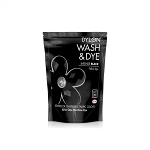 Dylon Wash & Dye Fabric Dye Intense Black 350Grm