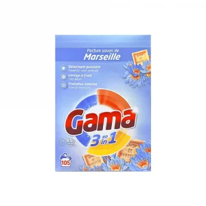Gama Powder Detergent Marseillel 5.775 KG Made in Spain