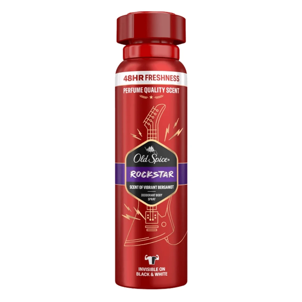 Old Spice Deodorant Spray Rockstar 150ML For Men
