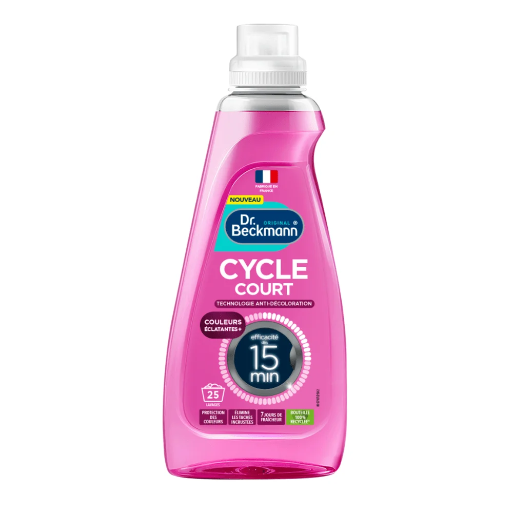 Dr. Beckmann Brilliant Colors Short Cycle Liquid Detergent 25's Made in France