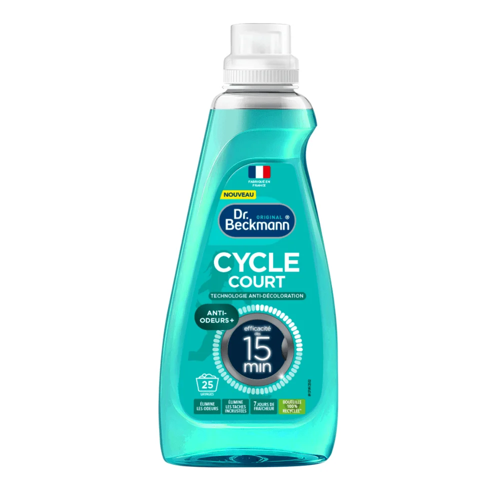 Dr. Beckmann Anti-Odors Short Cycle Liquid Detergent 25's Made in France