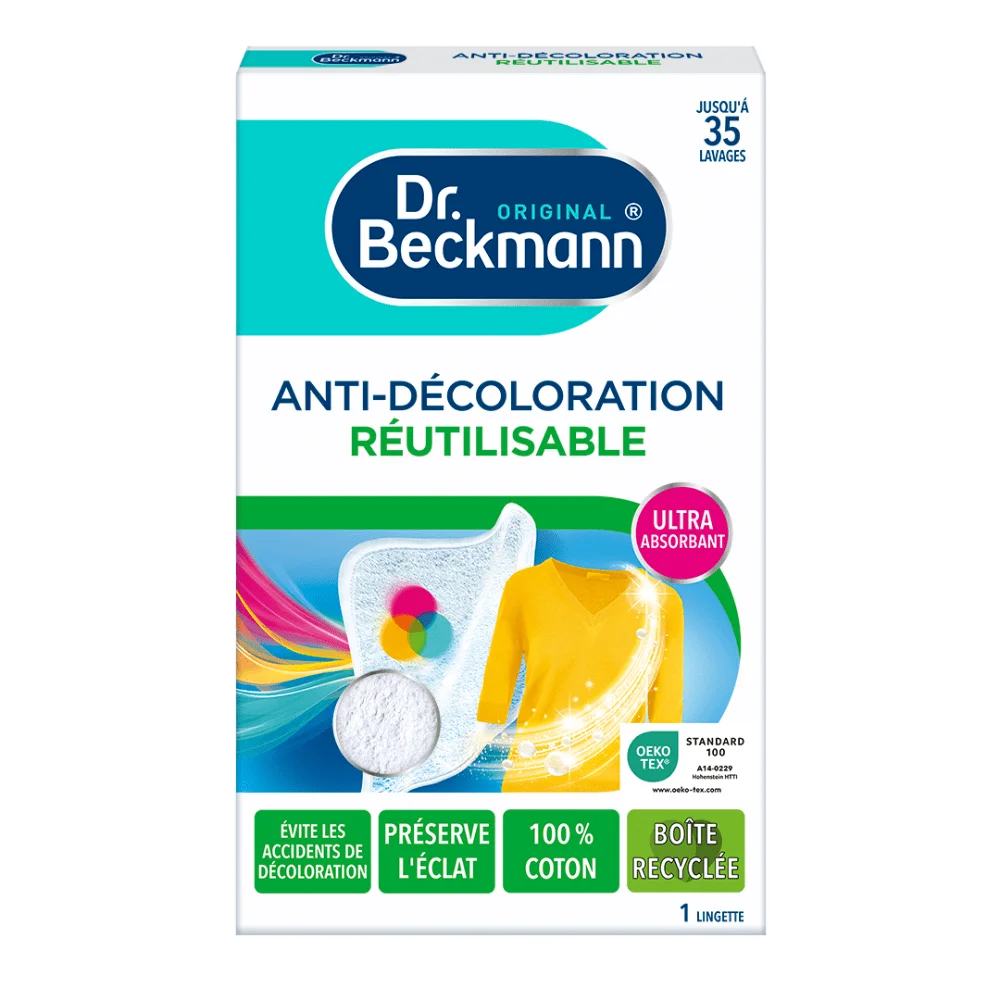 Dr. Beckmann Reusable Colour Collector Cloth Made in France