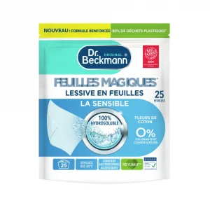 Dr. Beckmann Sensitive & Laundry Magic Sheets Liquid Detergent 25's Made in France
