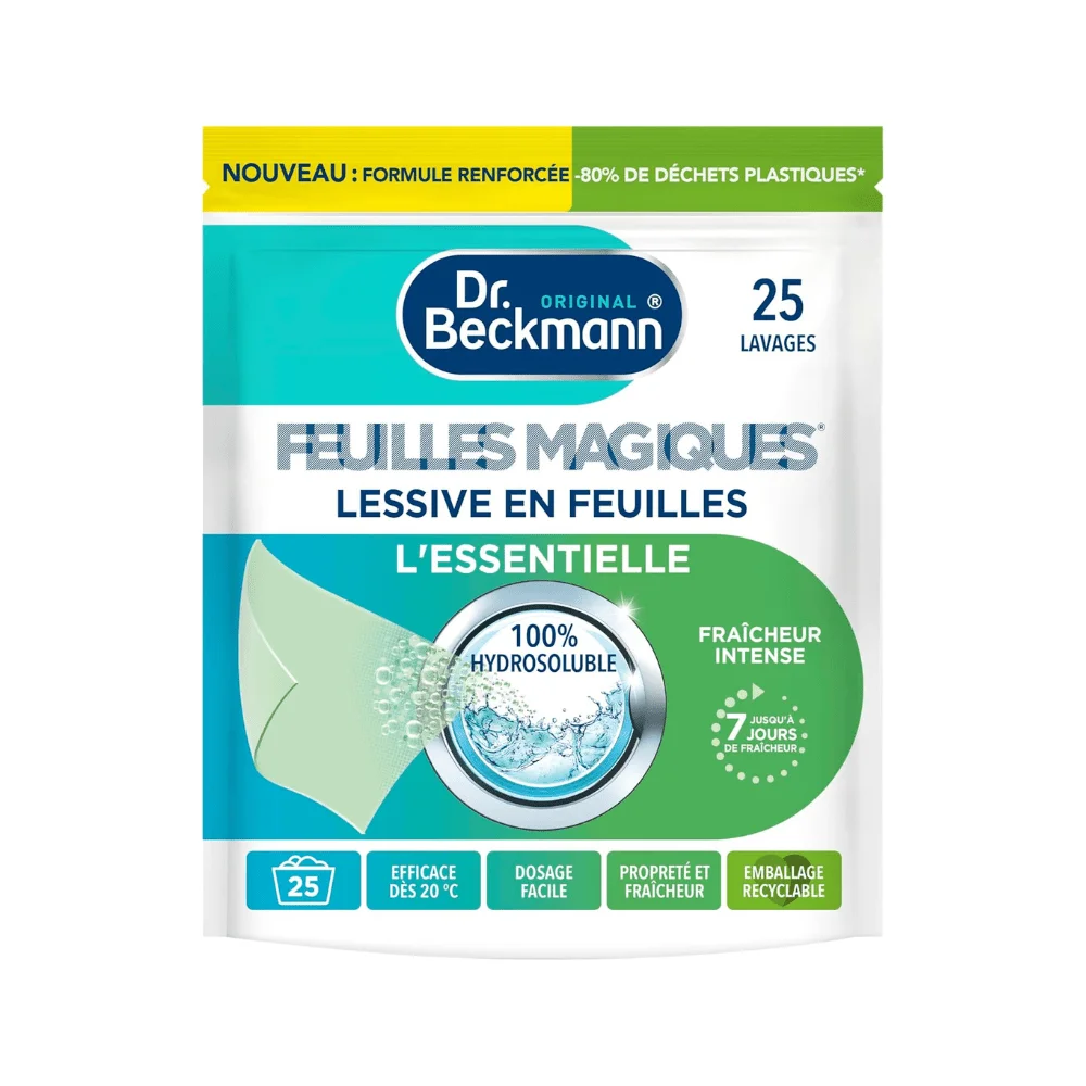 Dr. Beckmann Essential & Laundry Magic Sheets 25's Made in France