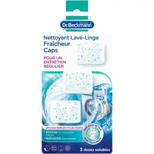 Dr. Beckmann Freshness Caps Washing Machine Cleaner 3's Made in France