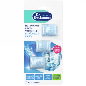 Dr. Beckmann Freshness Caps Dishwasher Cleaner 3's Made in France