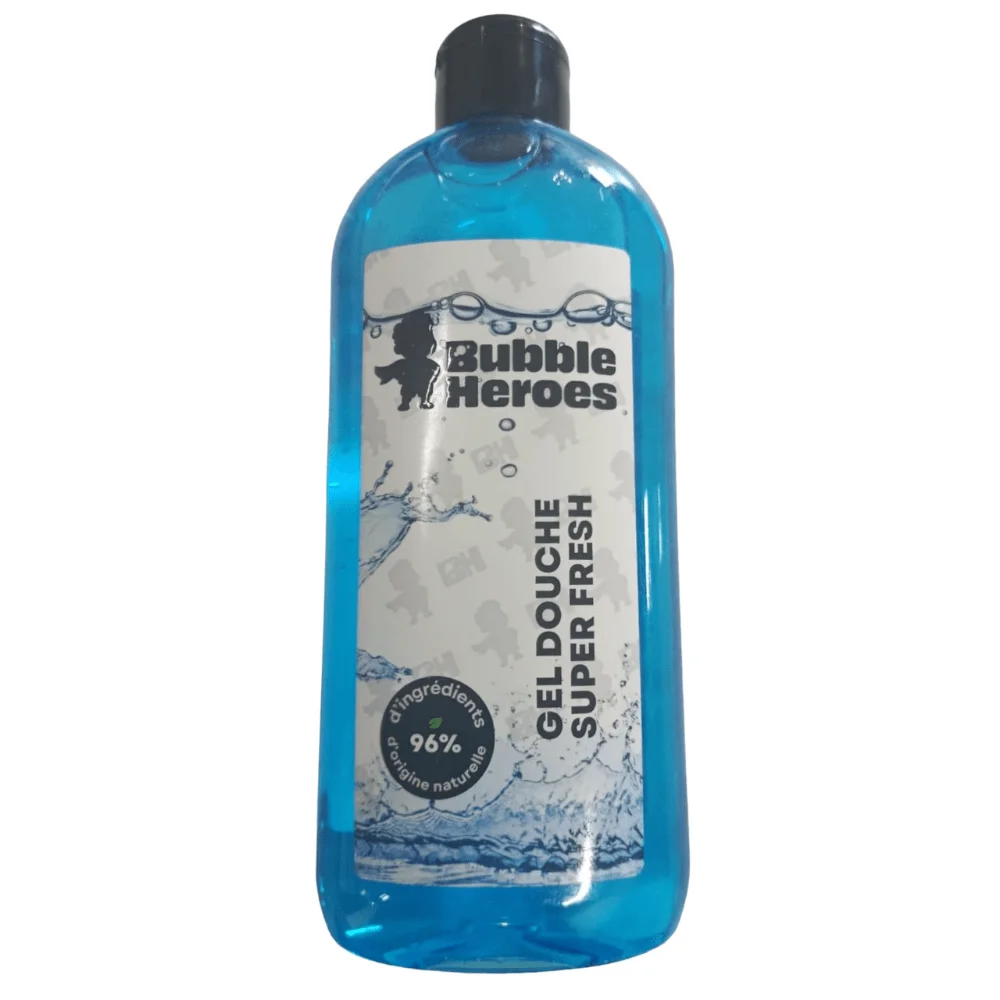 Bubble Heroes Shower Gel Super Fresh 400ML Made in France