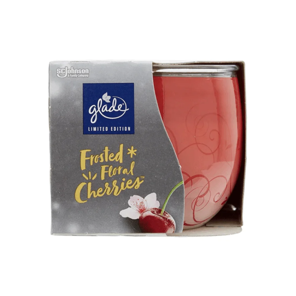 Glade Candles Frosted Floral Cherries Candle Limited Edition 120G