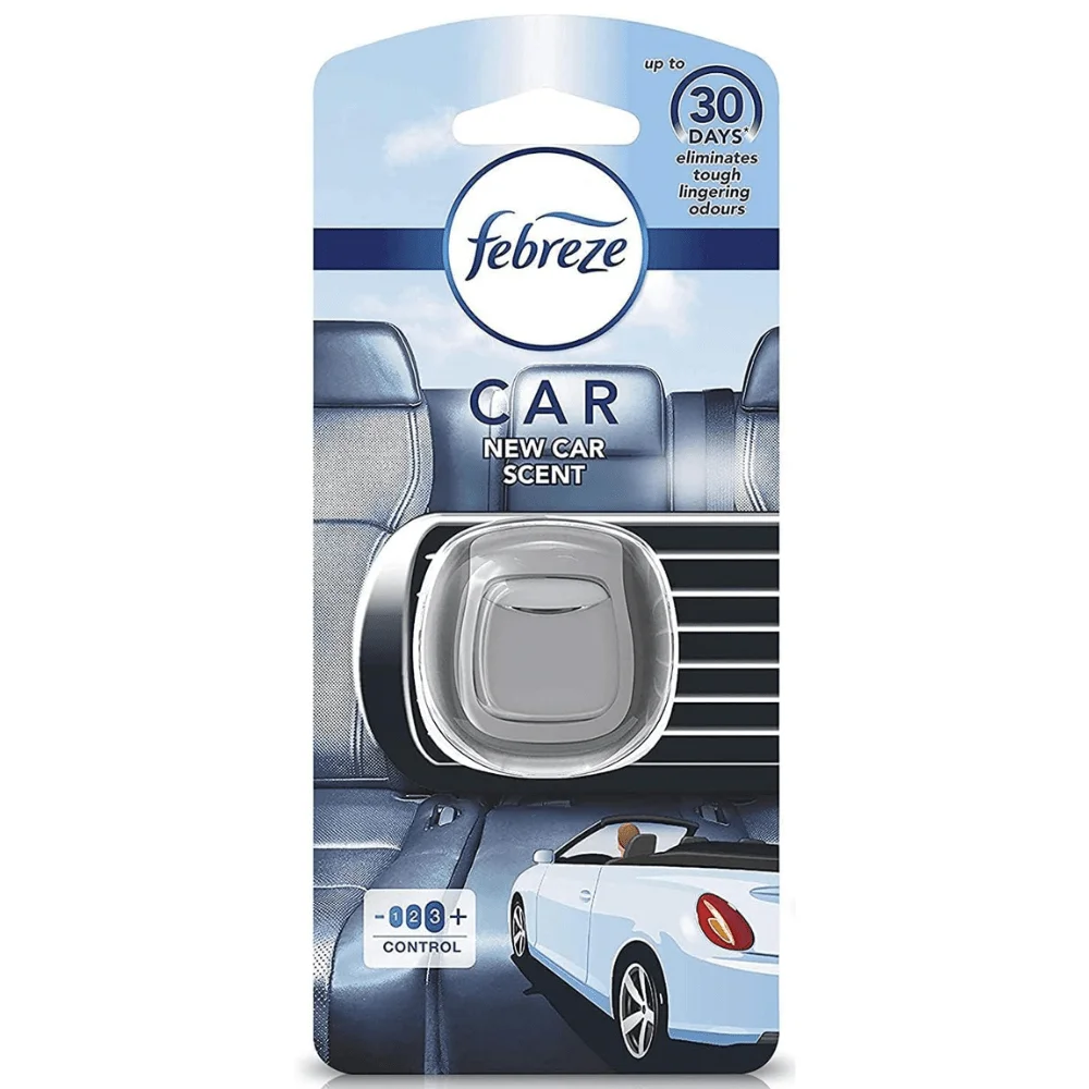 Febreze Car Clip Single New Car Scent 2ML Made in EU
