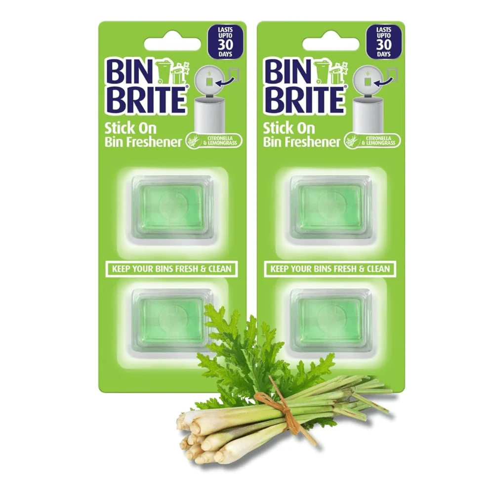 Bin Brite Stick On Freshener Citron & Lemon Grass 2's