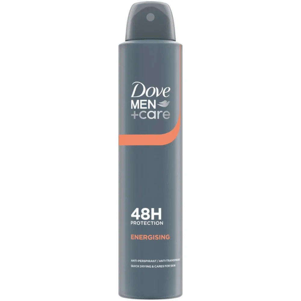 Dove Anti-Perspirant Men + Care Energising 48H 200ML Made in UK