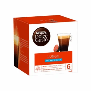 Nescafe Dolce Gusto Coffee Pods Lungo Decaf 16 Caps Made in UK