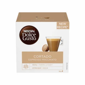 Nescafe Dolce Gusto Coffee Pods Espresso Macchiato (Cortado) 16 Caps Made in EU