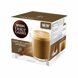 Nescafe Dolce Gusto Coffee Pods Café Au Lait Intenso 16 Caps Made in UK