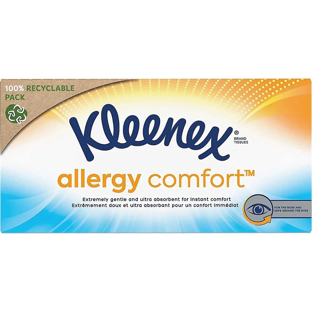 Kleenex Allergy Comfort Regular Box 56's Made in UK