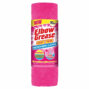 Elbow Grease Microfibre Easy Tear Cloth Pink 10's