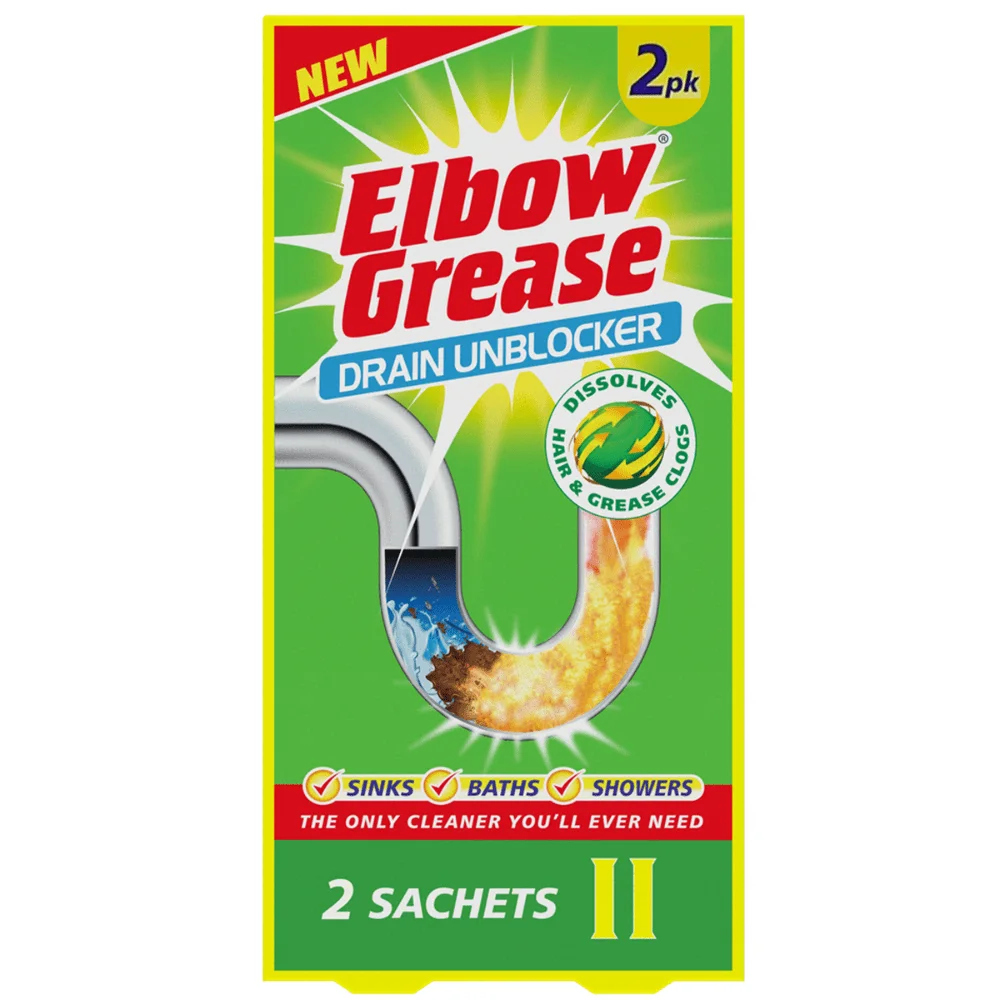 Elbow Grease Drain Unblocker Sachets