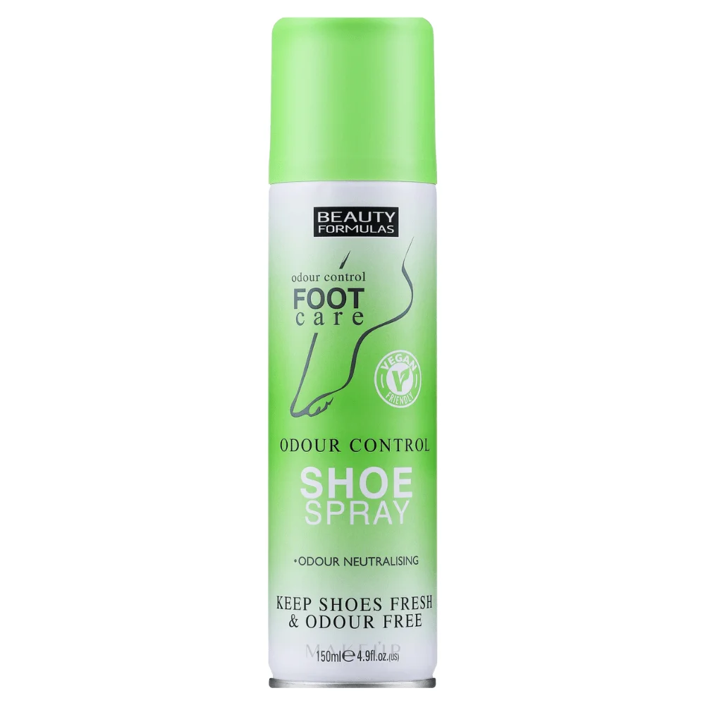 Beauty Formulas Shoe Spray Odour Control 150ML