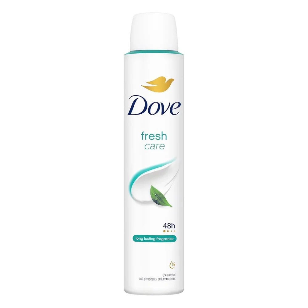 Dove Women Antiperspirant Fresh Care 200ML Made in UK
