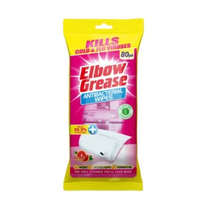 Elbow Grease Pink Blush Multipurpose Wipes 80's Made in UK