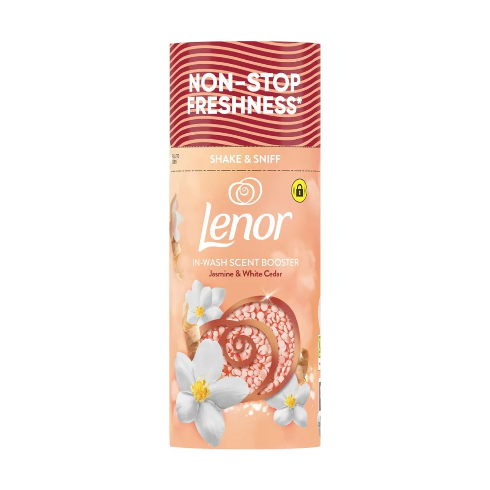 Lenor Jasmine & White Cedar Scent Booster 155Grm Made in UK