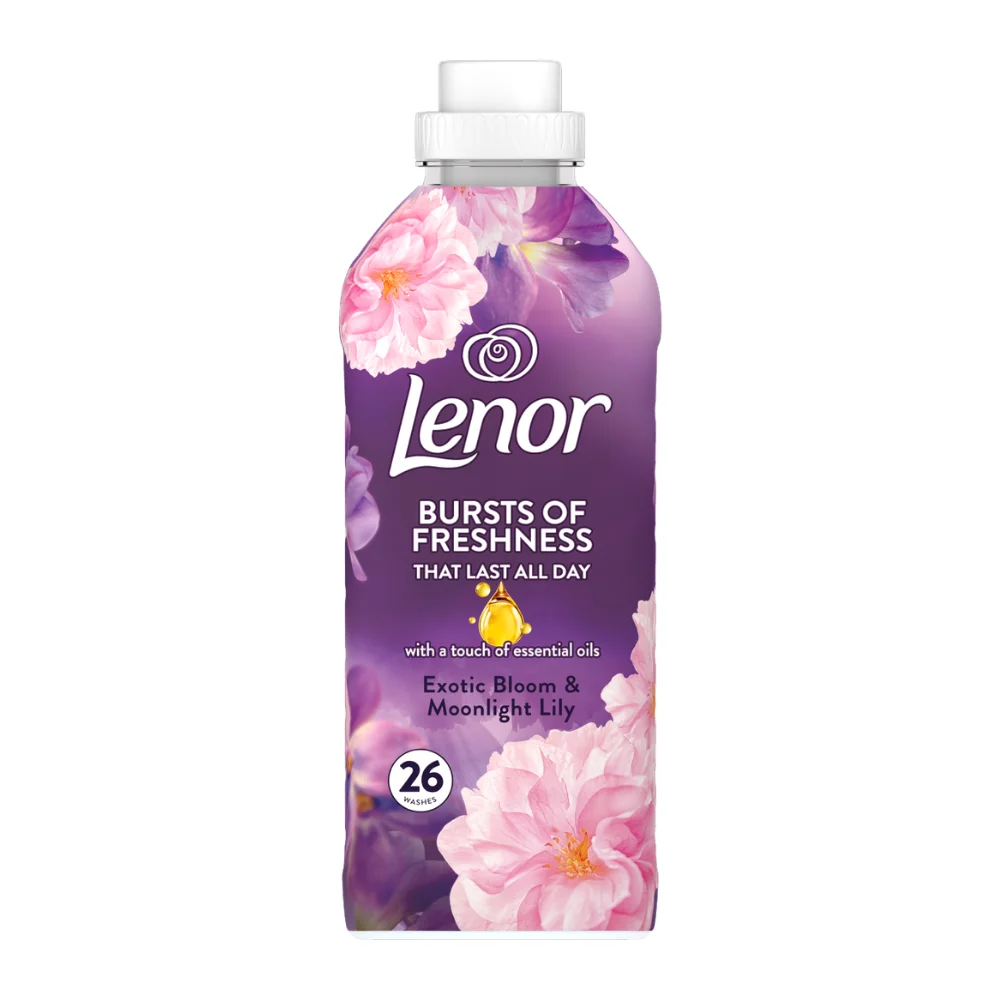 Lenor Exotic Bloom & Moonlight Lily Fabric Softener 858ML Made in France