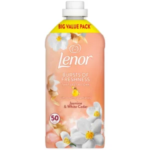 Lenor Jasmine & White Cedar Fabric Softener 1650ML Made in France