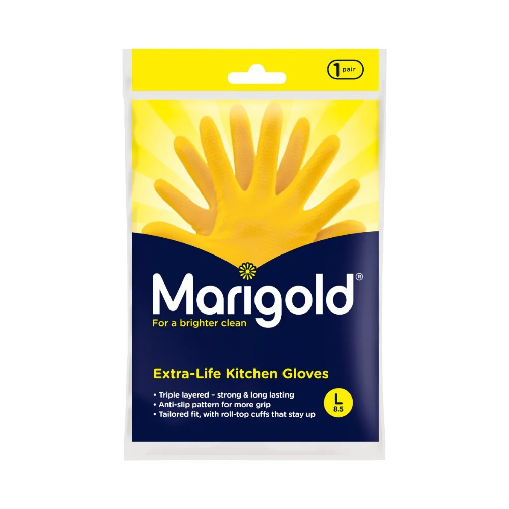 Marigold Large Kitchen Rubber Gloves 2 Pack