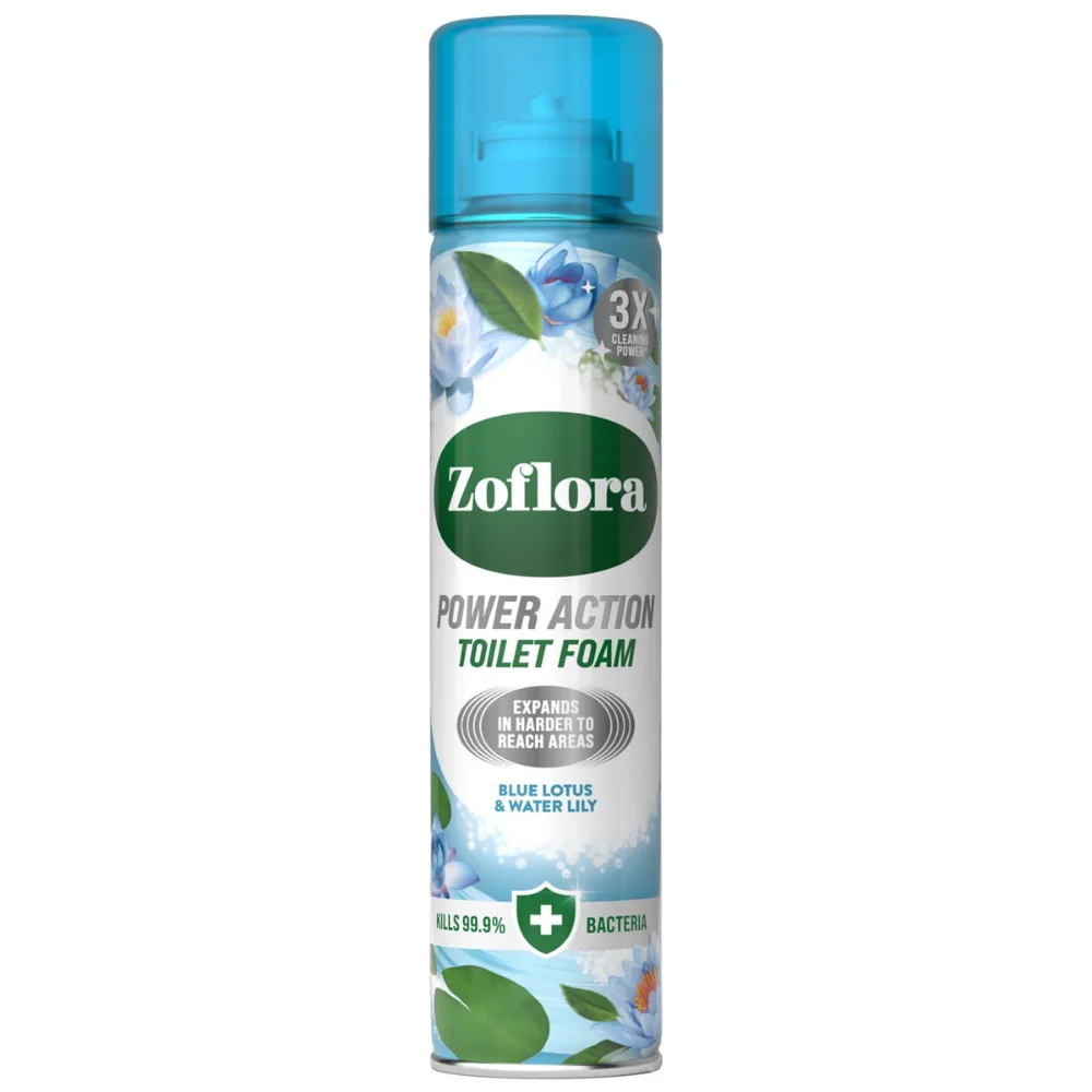 Zoflora Blue Lotus Toilet Foam Cleaner 300ML Made in UK