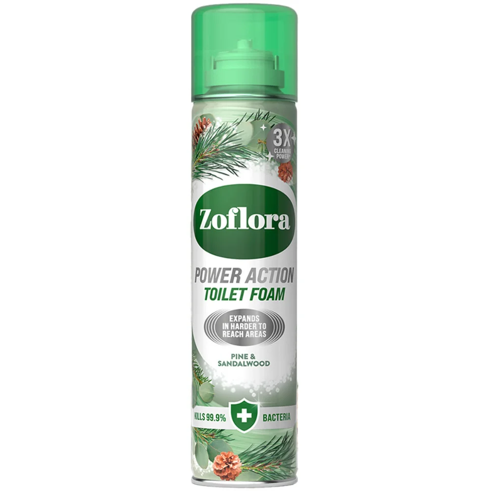 Zoflora Pine Toilet Foam Cleaner 300ML Made in UK