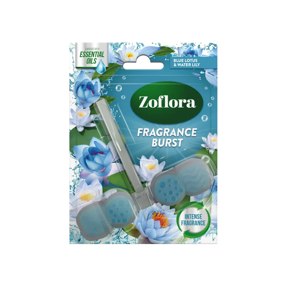 Zoflora-Blue-1xsgl-Toilet-Rim-Block-1png - PII Group Zoflora Blue Lotus & Water Lily Toilet Rim Block Made in UK