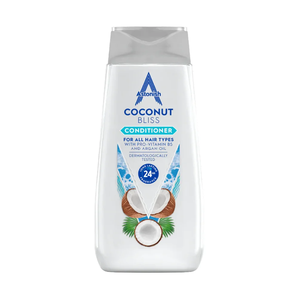 Astonish 375ml Coconut CONDITIONER - PII Group Astonish Coconut Conditioner 375ML Made in UK