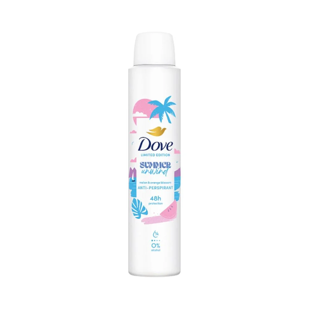 11358 - PII Group Dove Summer Care Deo Spray 200ML Made in UK